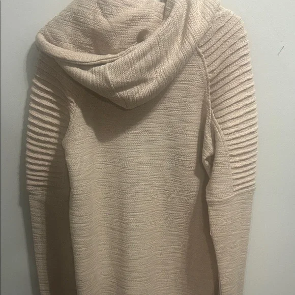 Leif Nelson Women's Tan Cowl Neck Sweater - Picture 6 of 6